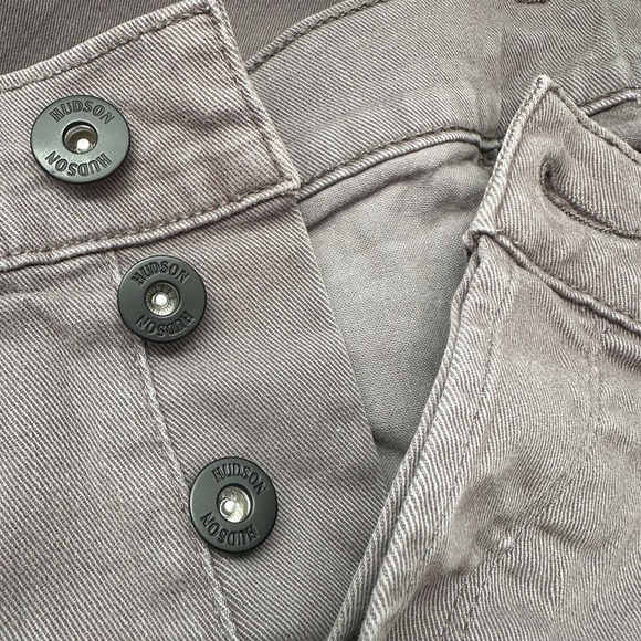 Hudson Byron Five Pocket Gray Straight Leg Button Fly Men's Jeans Size 31 - Picture 9 of 10